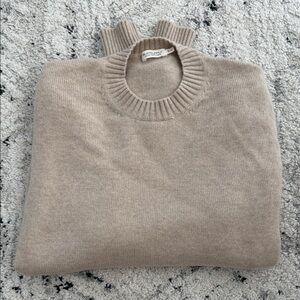 Suitsupply Beige Cashmere Sweater